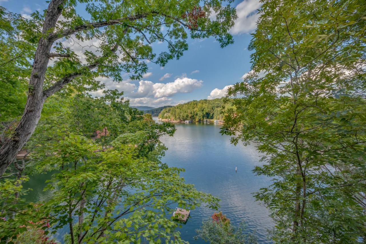 Villa Russell'S Fort At White Oak Point: Historical Cabin On Lake Lure, Luxury, Direct Lake Access! Extérieur photo