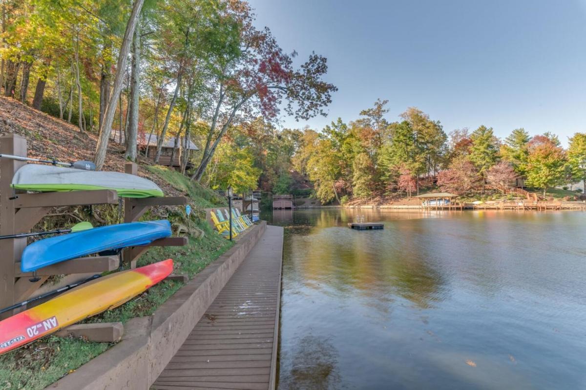 Villa Russell'S Fort At White Oak Point: Historical Cabin On Lake Lure, Luxury, Direct Lake Access! Extérieur photo