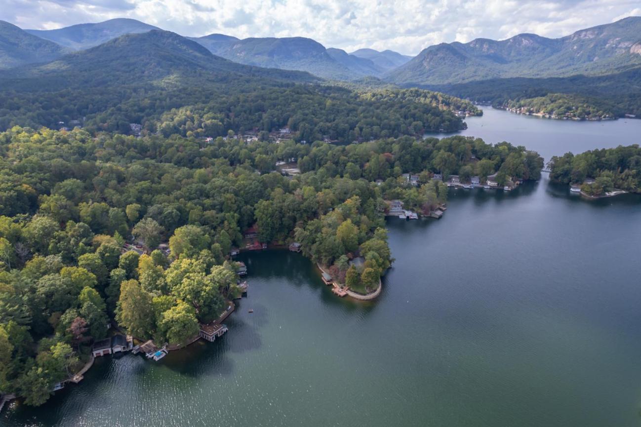 Villa Russell'S Fort At White Oak Point: Historical Cabin On Lake Lure, Luxury, Direct Lake Access! Extérieur photo